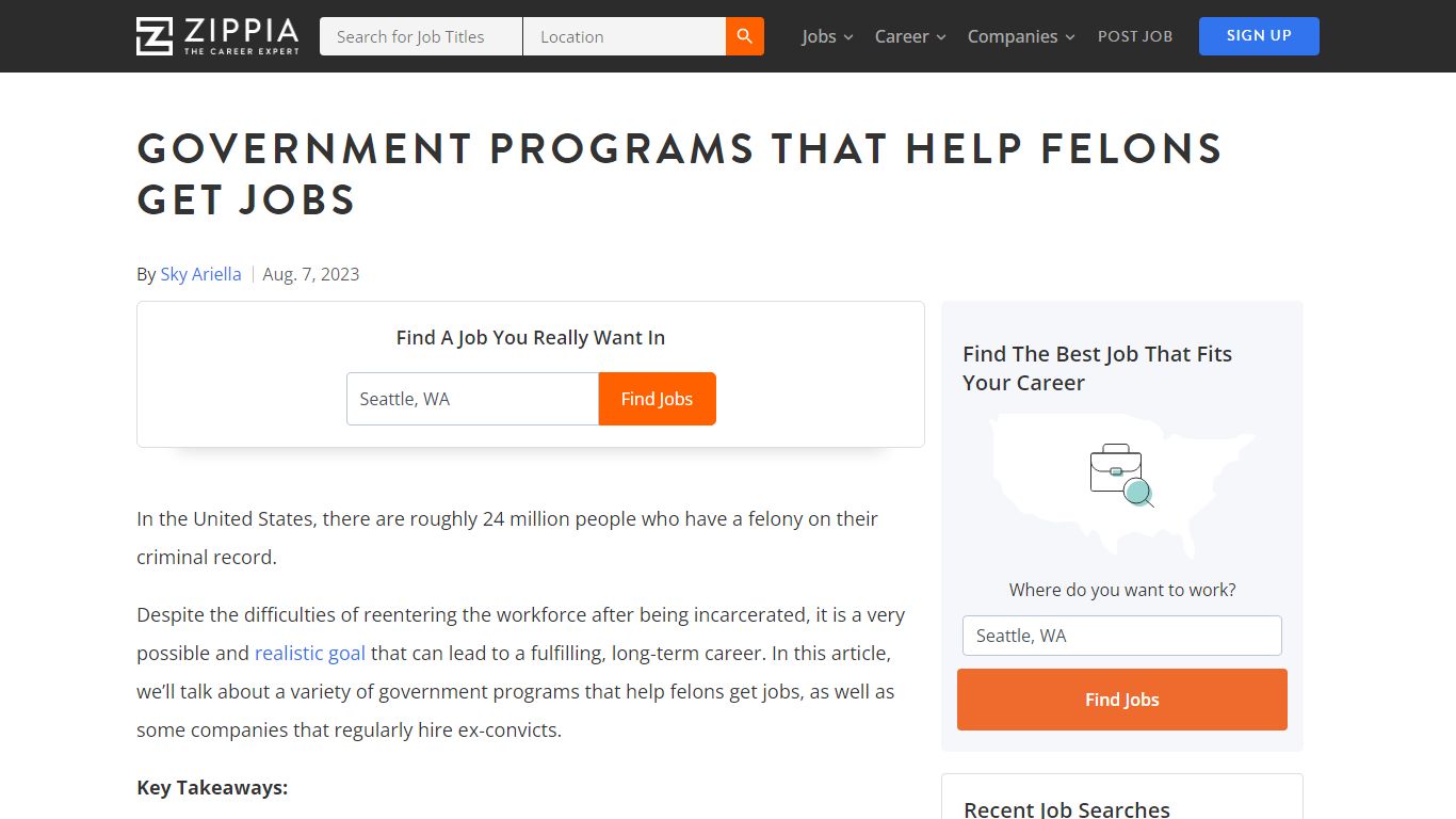 Government Programs That Help Felons Get Jobs - Zippia