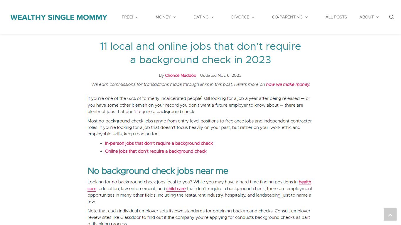 11 no background check jobs “near me” and online
